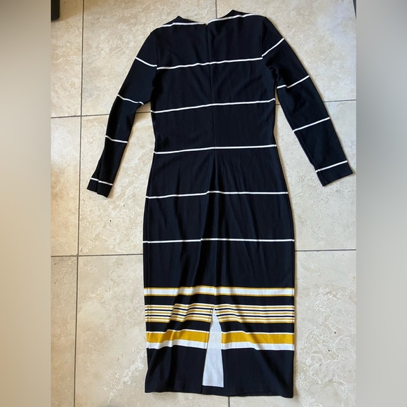 Zara Trafaluc Collection Below the Knee Straight Zip-up Dress Size Large - Picture 5 of 5